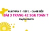 Giải bài 3 trang 42 Toán 7 Tập 1 SGK Cánh Diều